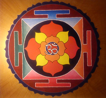 Mandala festés
